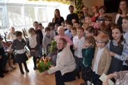Wizyta dzieci z Chrześcijańskiej Szkoły Montessori w Gdańsku - obchody Dnia Babci i Dziadka, 23.01.2015 r