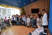 Wizyta dzieci z Chrzecijaskiej Szkoy Montessori w Gdasku - obchody Dnia Babci i Dziadka, 23.01.2015 r1