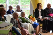 100 lat Pani Elwiry Bielewicz i Pani Stanisławy Opalińskiej, 19.05.2016 r.