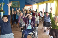 Gimnastyka i zajęcia terapeutyczne w naszym DPS Maj 2015 r.