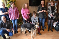 Goście ze schroniska  dla zwierząt <q>Promyk</q>, 20.01.2017 r.