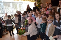 Wizyta dzieci z Chrześcijańskiej Szkoły Montessori w Gdańsku - obchody Dnia Babci i Dziadka, 23.01.2015 r
