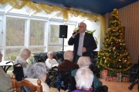 Wspólne kolędowanie z panem Jackiem Mazurem z Klubu Prometeusz, 29.12.2016 r.