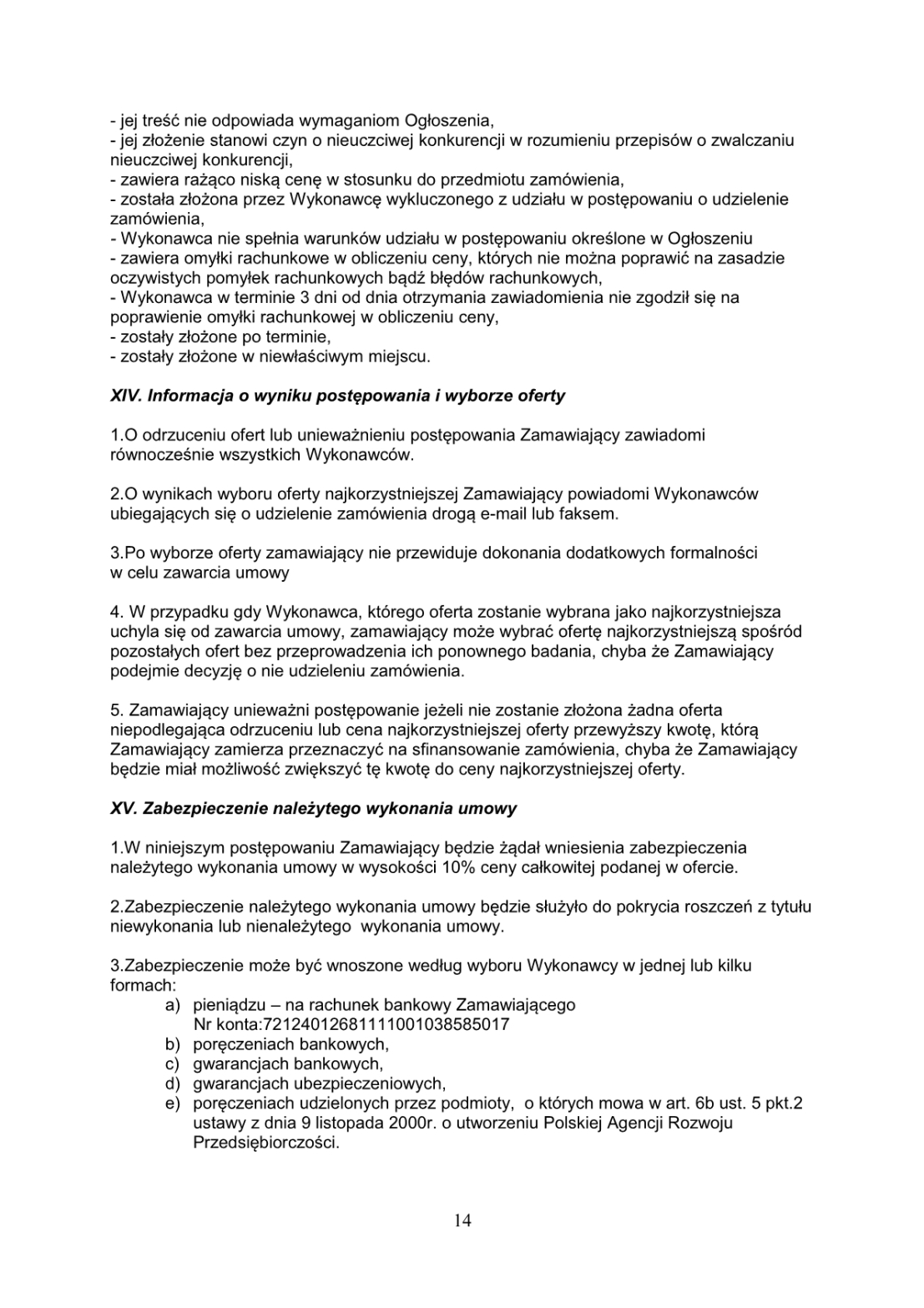 tre ogoszenia zamwie pulicznych