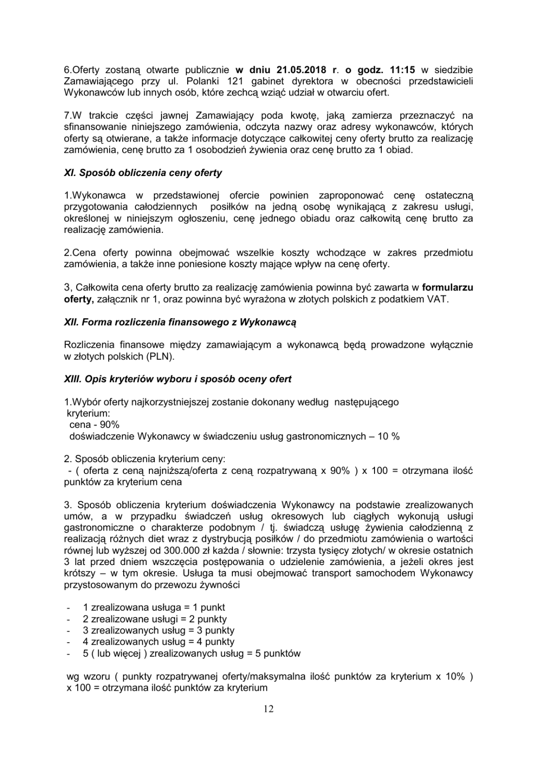 tre ogoszenia zamwie pulicznych
