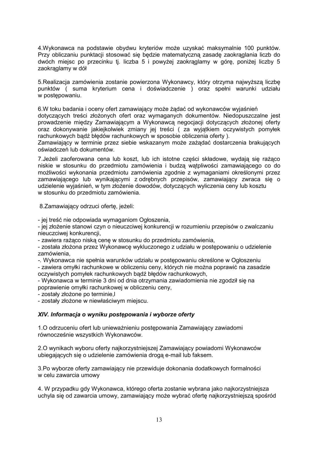 tre ogoszenia zamwie pulicznych
