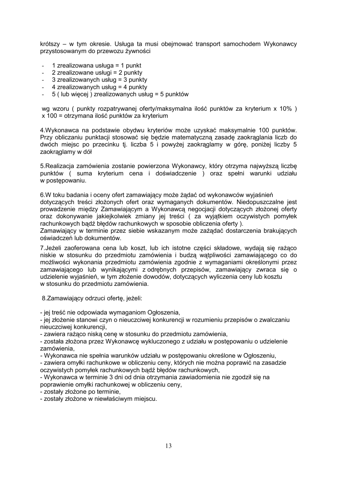 tre ogoszenia zamwie pulicznych
