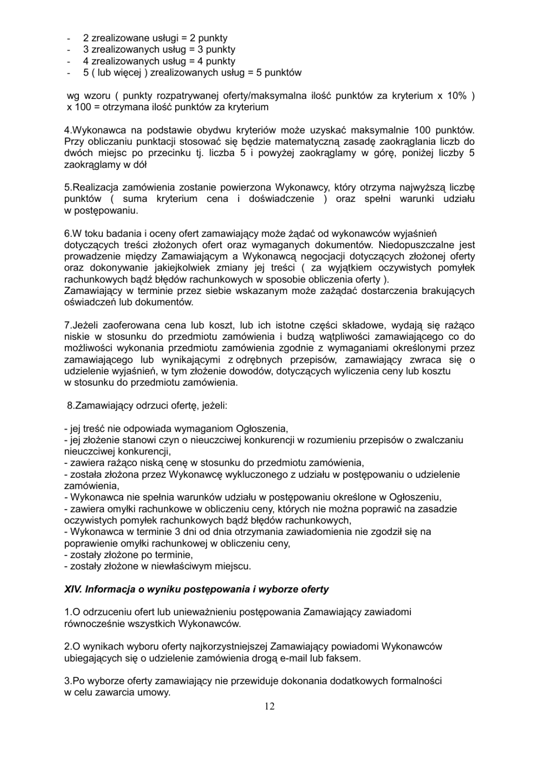 tre ogoszenia zamwie pulicznych