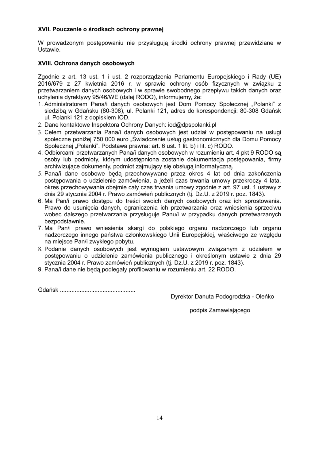 tre ogoszenia zamwie pulicznych