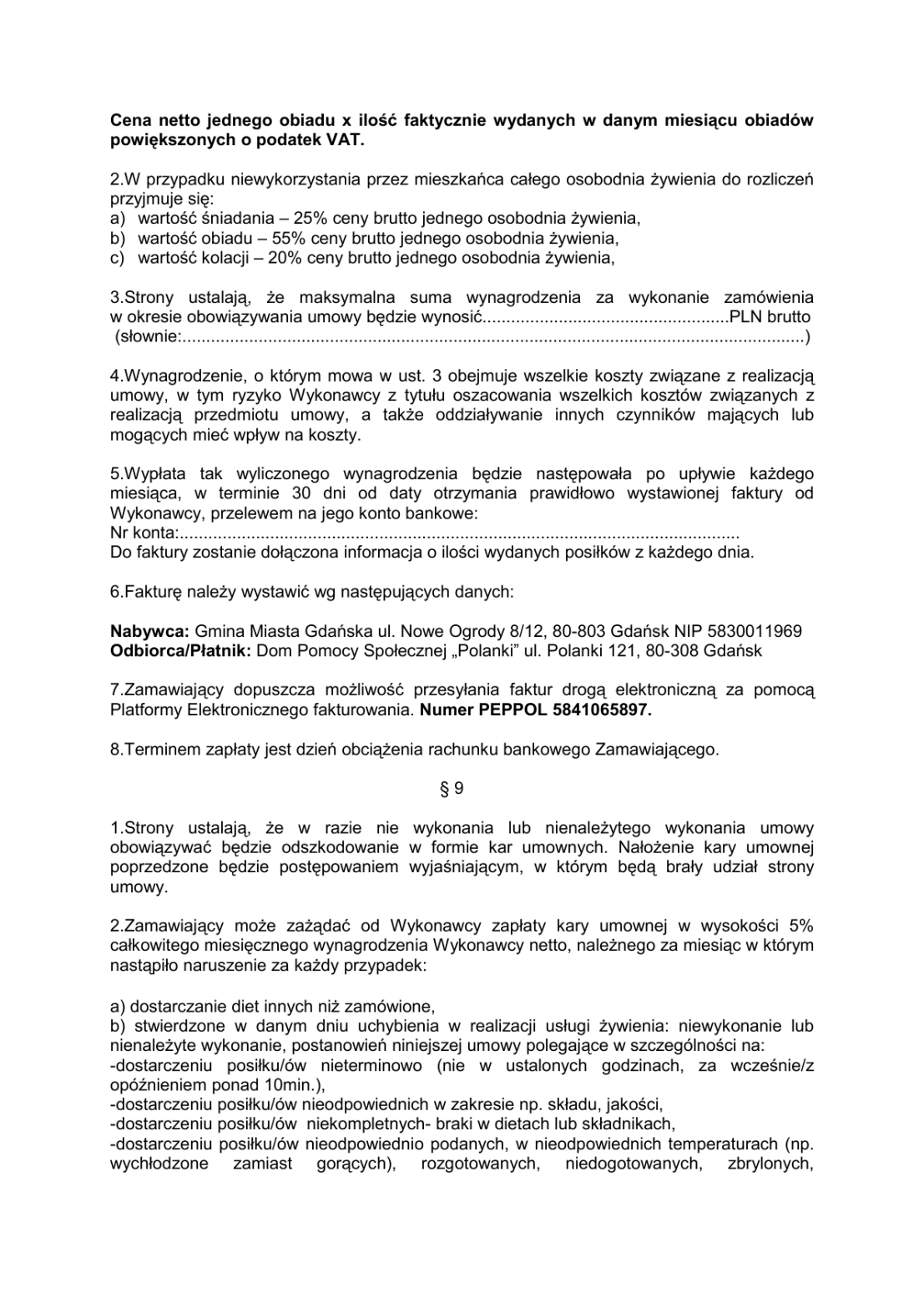 tre ogoszenia zamwie pulicznych