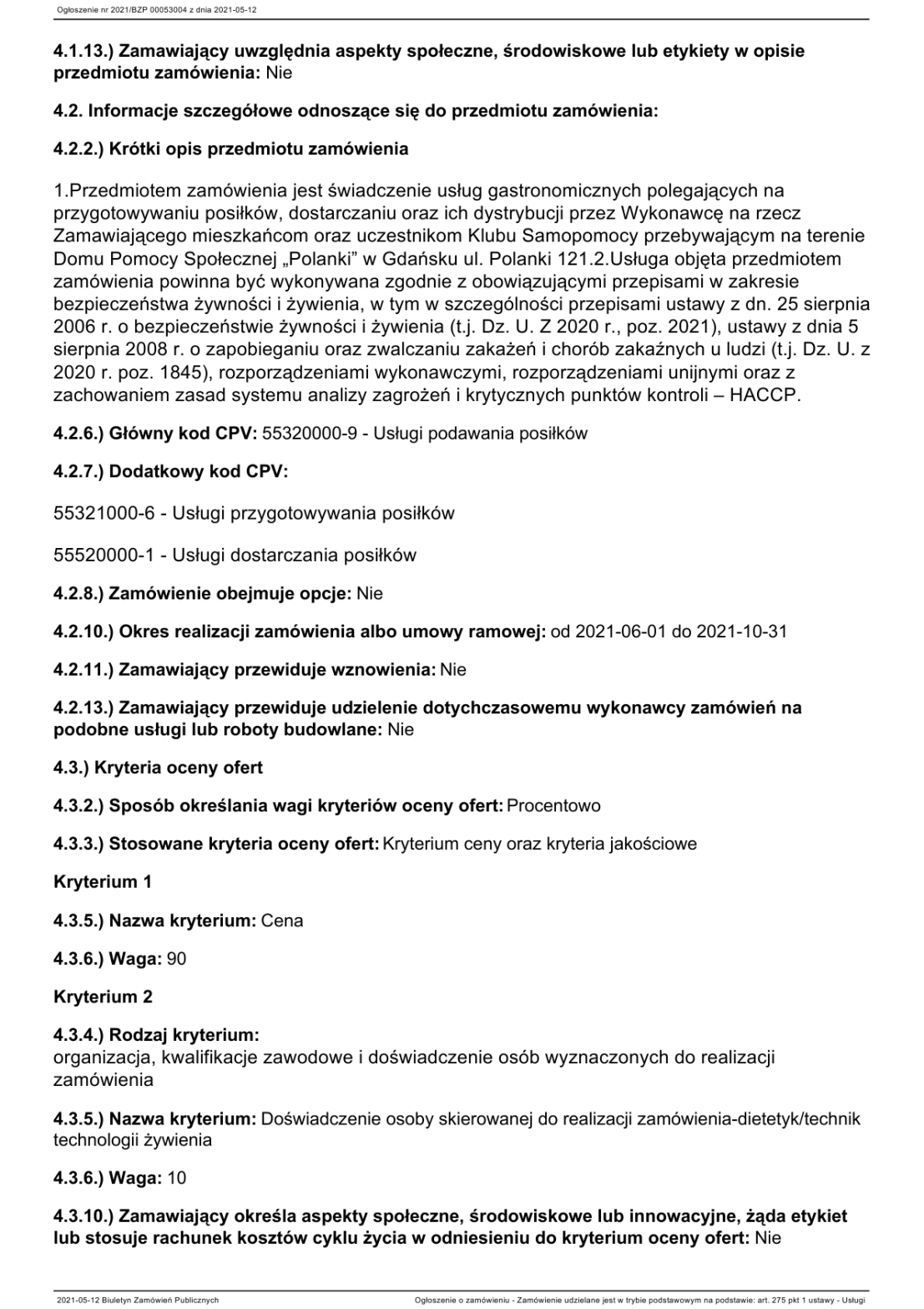 tre ogoszenia zamwie pulicznych