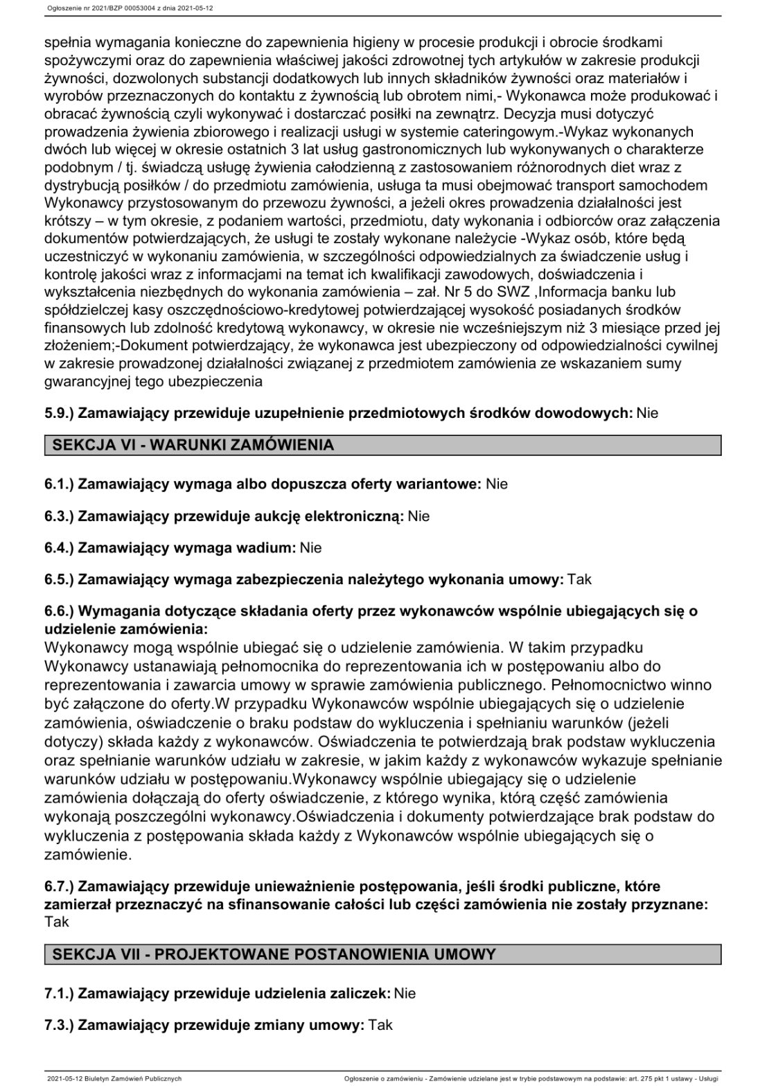 tre ogoszenia zamwie pulicznych