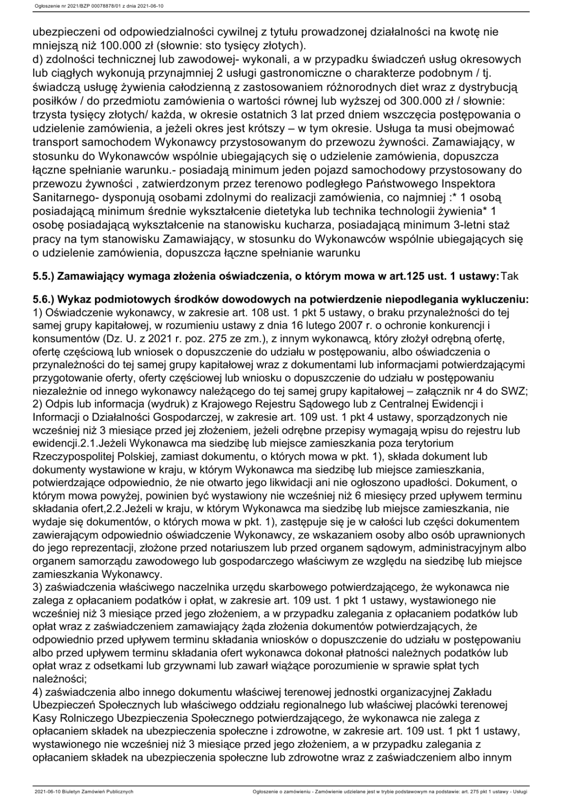 tre ogoszenia zamwie pulicznych